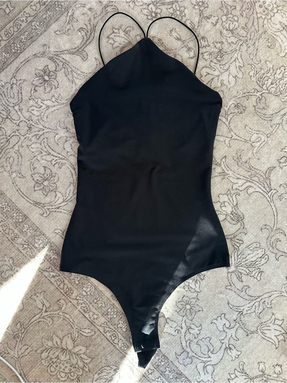 H&M Black Slim Strapped Bodysuit
